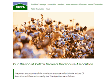Tablet Screenshot of cottongwa.org